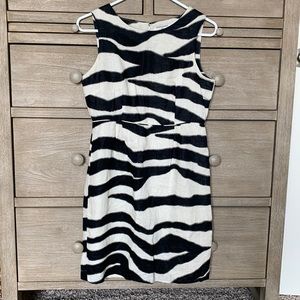 Banana Republic Zebra Print Dress